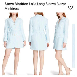 Steve Madden Laila Long Sleeve Blazer Mini Dress/ Blazer/ Jacket Size S NWT $109